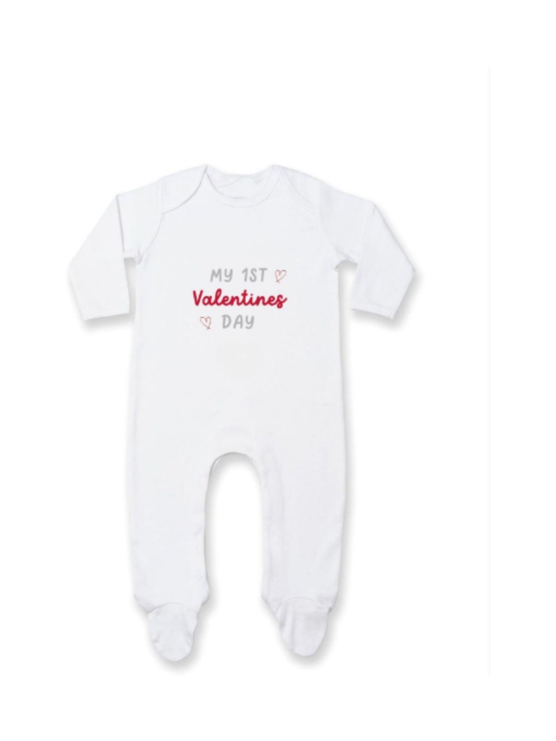 seraphine Personalised 1st Valentine's Day Sleepsuit by Koko Blossom