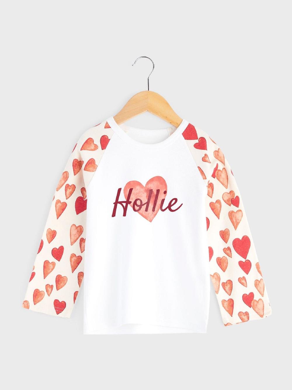 seraphine Personalised Girls Rainbow Pyjamas Set by Dollymix