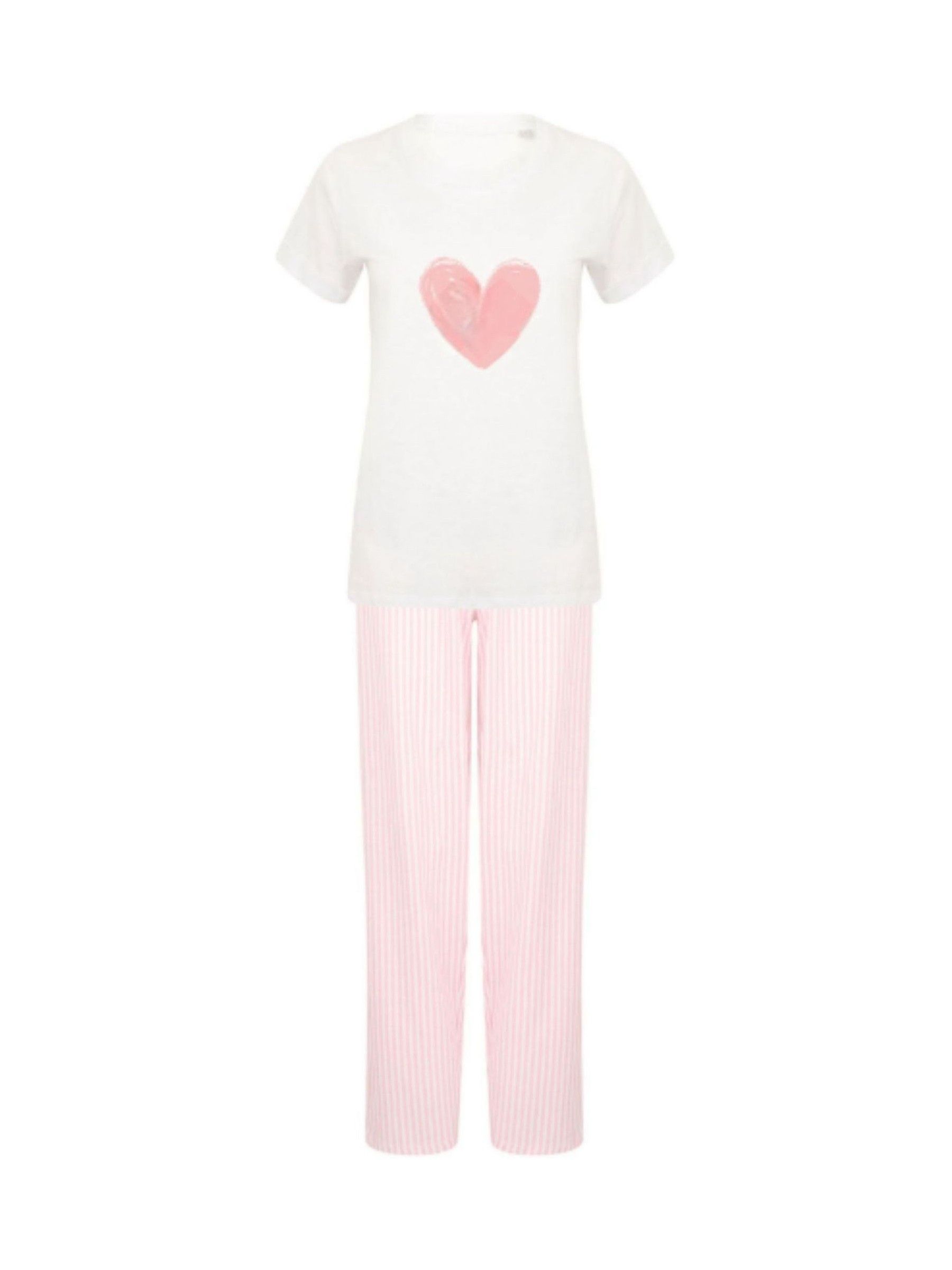 seraphine Personalised Love Heart Girl's Pyjamas by Koko Blossom
