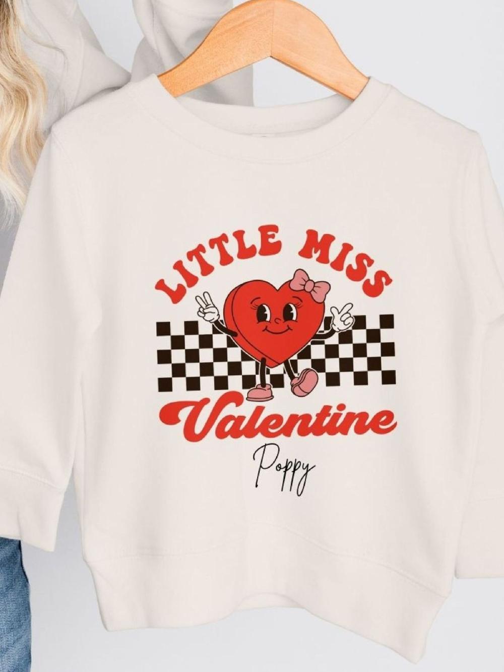 seraphine Personalised Miss Valentine Sweatshirt by Koko Blossom
