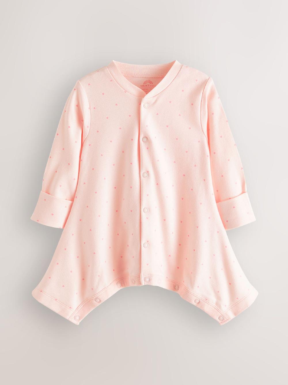 seraphine Pink 3 Pack Hip Dysplasia Baby Sleepsuits (0-3yrs)