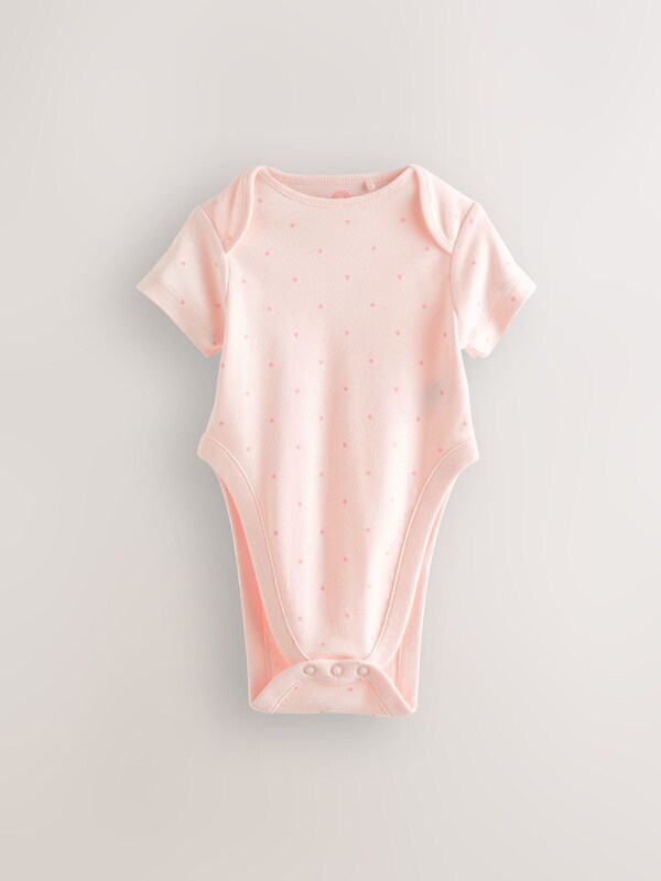 Seraphine Pink 3 Pack Hip Dysplasia Short Sleeve Baby Bodysuits