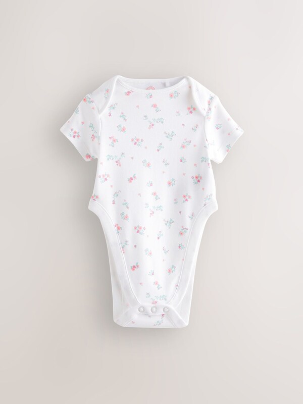 Seraphine Pink 3 Pack Hip Dysplasia Short Sleeve Baby Bodysuits