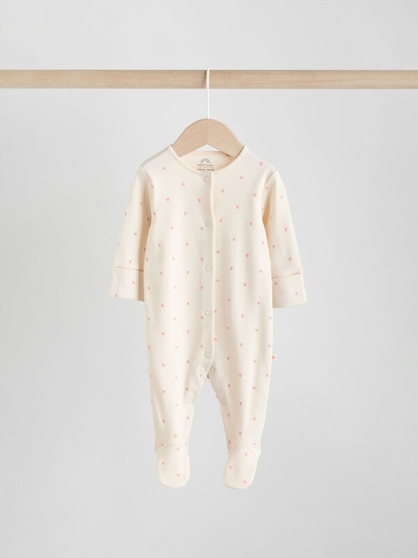 Seraphine Pink 4 Piece Baby Sleepsuit Bodysuit Beanie And Bib Set (0-9mths)