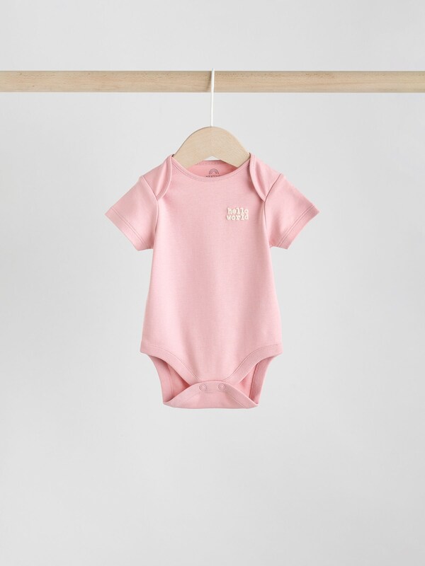 Seraphine Pink 4 Piece Baby Sleepsuit Bodysuit Beanie And Bib Set (0-9mths)