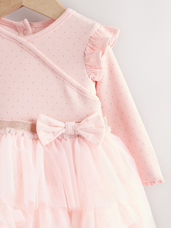 Seraphine Pink Baby Long Sleeve Tutu Dress (0mths-2yrs)