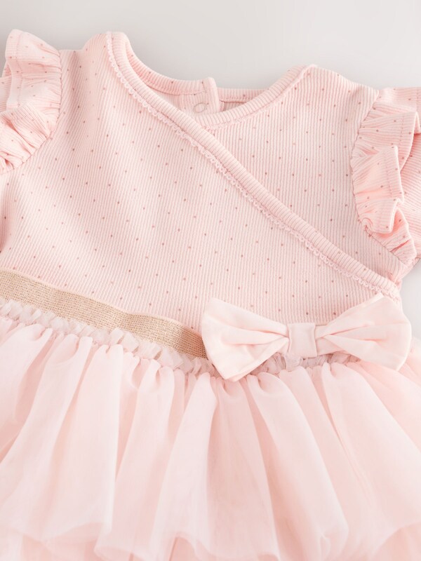 Seraphine Pink Baby Long Sleeve Tutu Dress (0mths-2yrs)