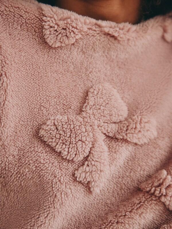 Seraphine Pink Bow Fleece Jacquard Pyjamas Set 2 Piece (2-16yrs)