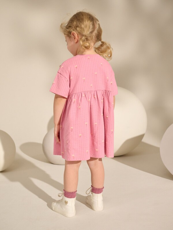 Seraphine Pink Bunny Jersey Summer Dress (3mths-7yrs)
