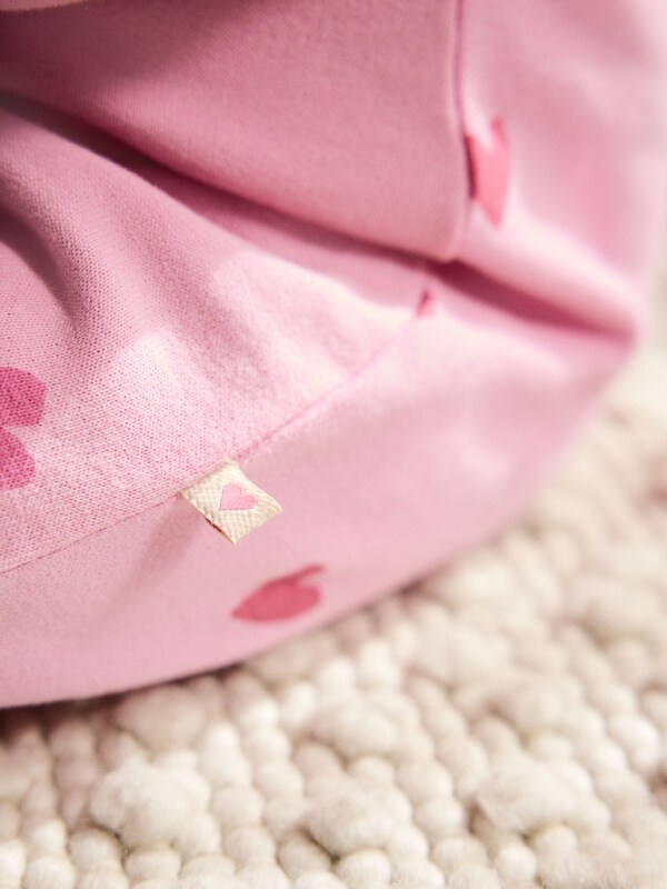 Seraphine Pink Heart Printed Jersey Baby Romper (0mths-3yrs)