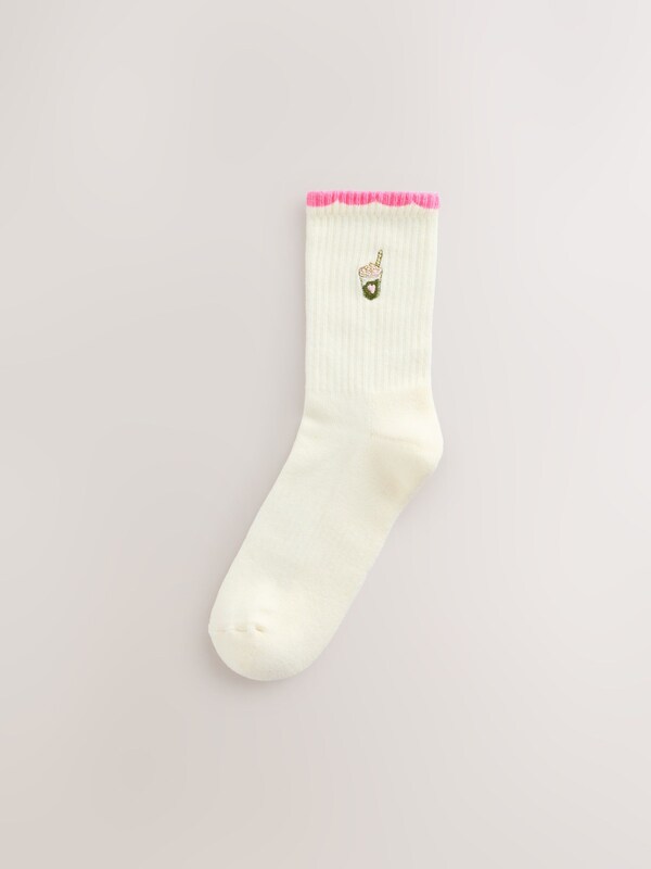 Seraphine Pink Matcha Cushion Sole Sports Ankle Socks 3 Pack