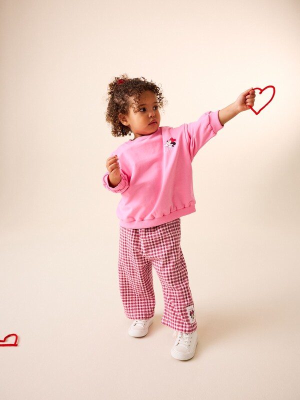 Seraphine Pink/Red Disney Minnie Mouse Long Sleeve Top And Trousers Set (3mths-7yrs)