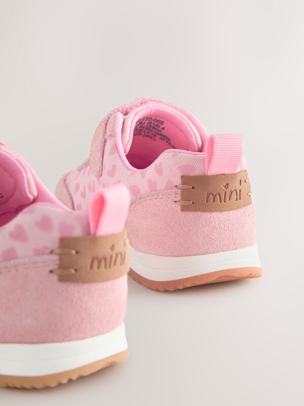 Seraphine Pink/Red Standard Fit (F) First Walker Trainers