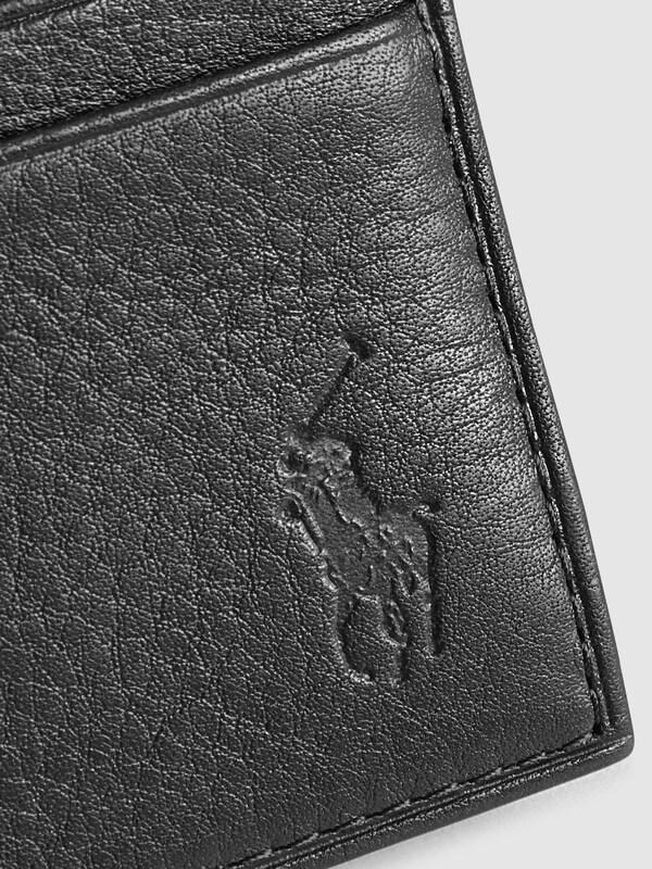 Seraphine Polo Ralph Lauren Black Leather Card Holder