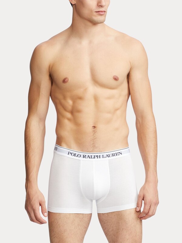 Seraphine Polo Ralph Lauren Black/White/Grey Stretch Cotton Boxers 3 Pack
