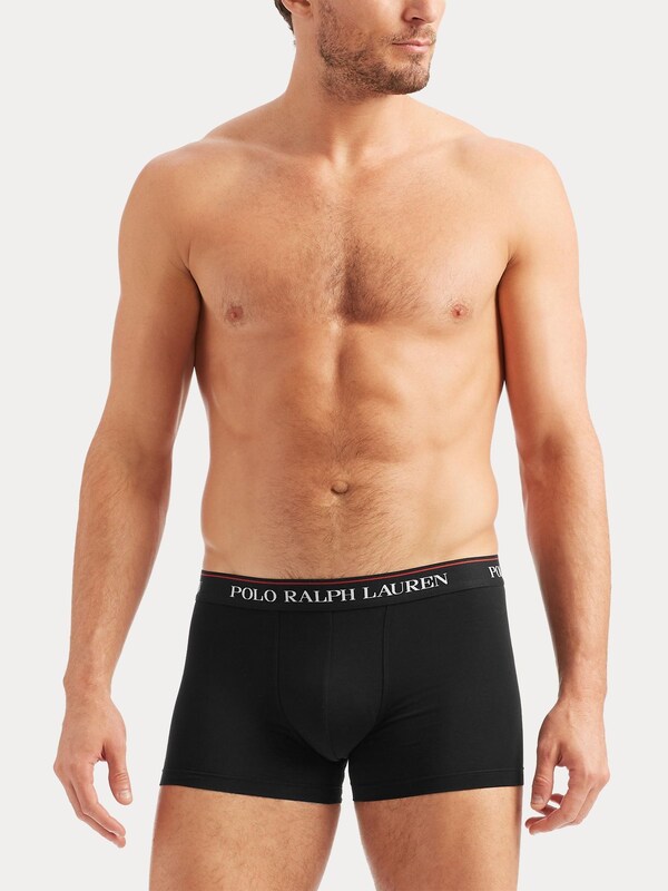 Seraphine Polo Ralph Lauren Black/White Stretch Cotton Boxers 3 Pack