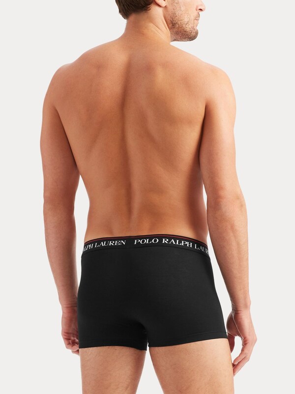 Seraphine Polo Ralph Lauren Black/White Stretch Cotton Boxers 3 Pack