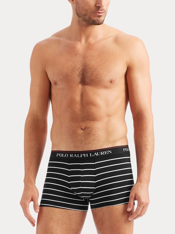 Seraphine Polo Ralph Lauren Black/White Stretch Cotton Boxers 3 Pack