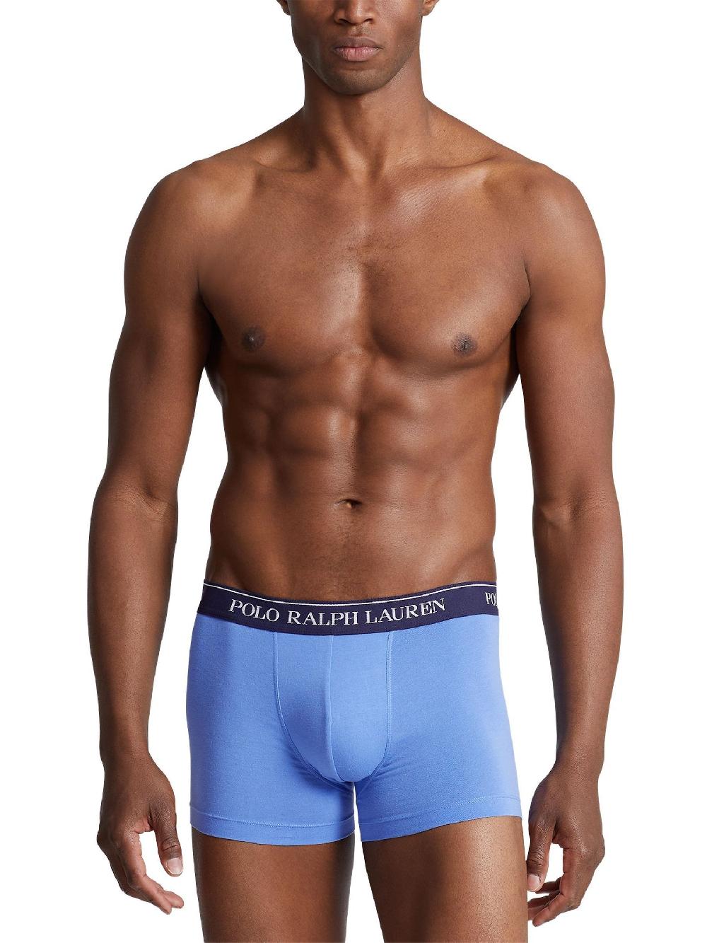 seraphine Polo Ralph Lauren Red/Grey/Blue Classic Stretch Boxers 5 Pack