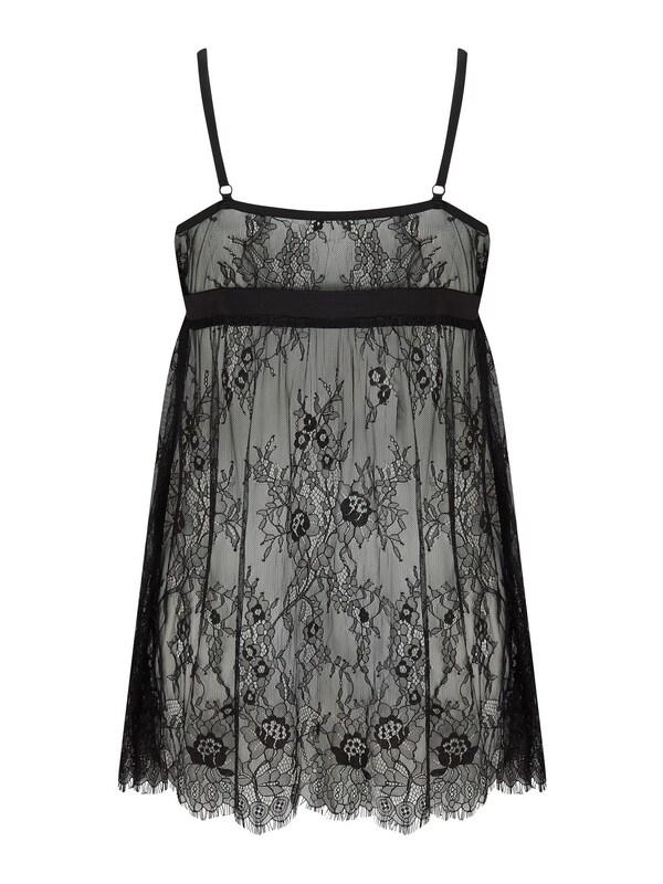 Seraphine Pour Moi Black For Your Eyes Only Lace Babydoll