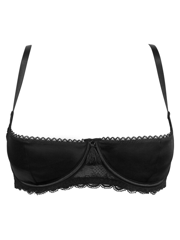 Seraphine Pour Moi Black For Your Eyes Only Underwired Quarter Cup Bra