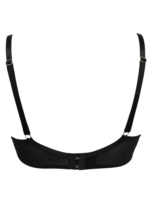 Seraphine Pour Moi Black For Your Eyes Only Underwired Quarter Cup Bra