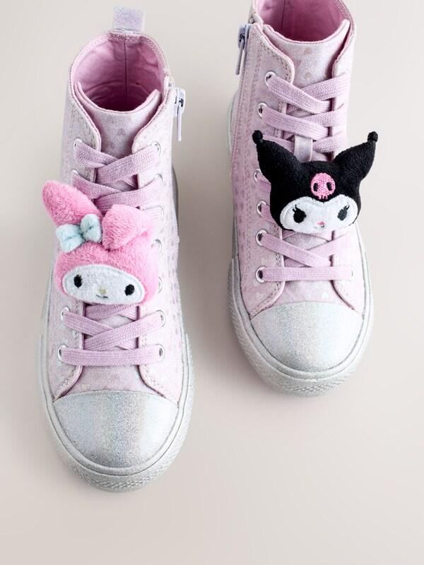 Seraphine Purple Hello Kitty And Friends Lace-Up High Top Trainers