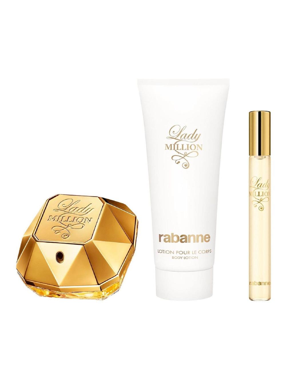 seraphine Rabanne Lady Million Eau de Parfum 50ml Gift Set (Worth £118)