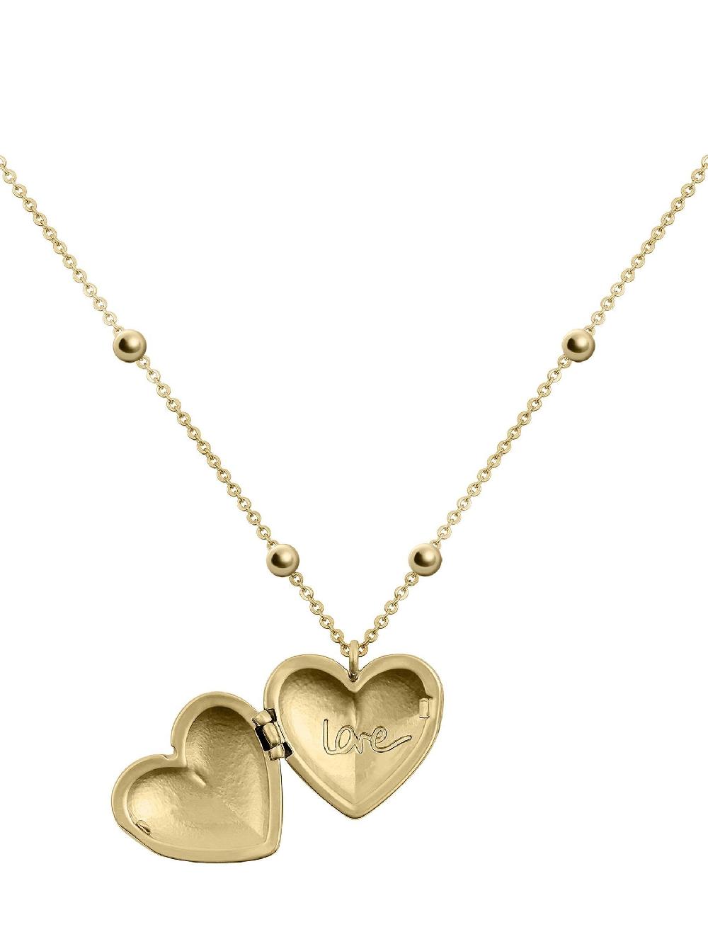 seraphine Radley Gold 18ct Plated Heart Locket Necklace