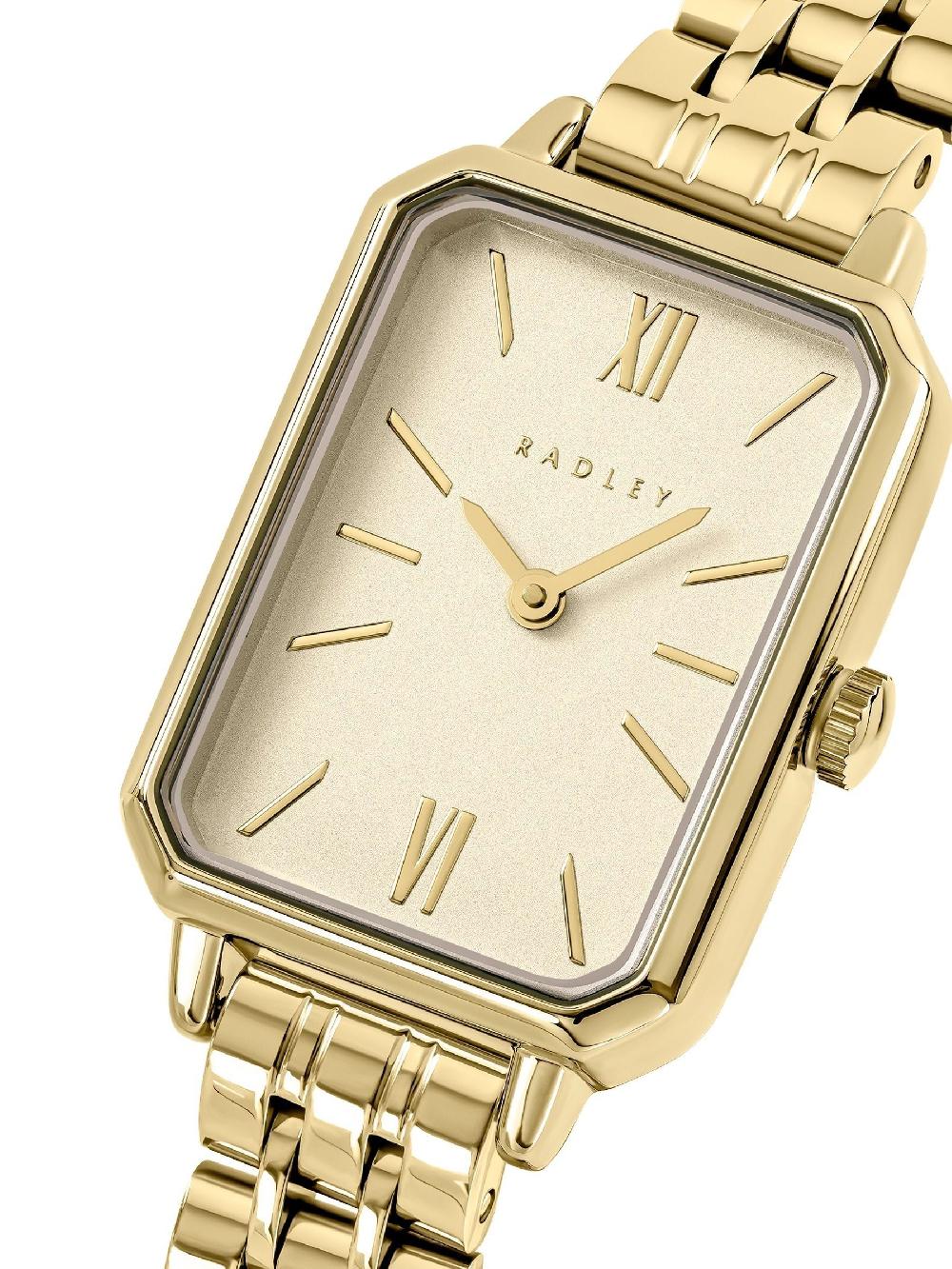 seraphine Radley Gold Gold Plated Case Bracelet Watch RY4664