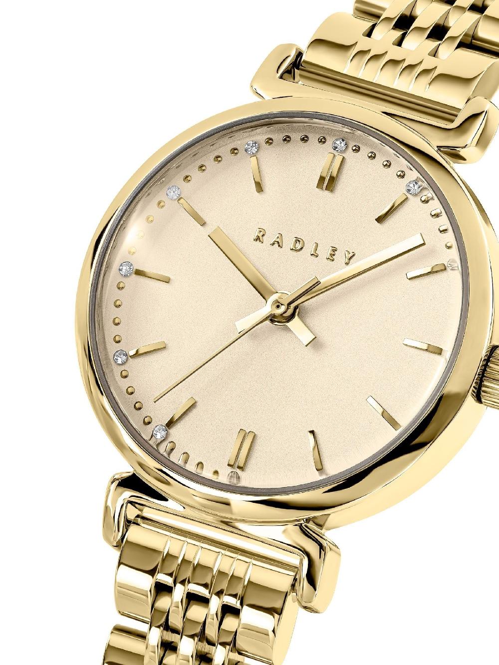 seraphine Radley Gold Gold Plated T-Bar Case Bracelet Watch RY4672