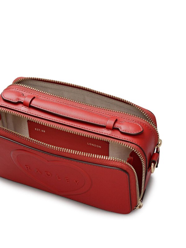 Seraphine Radley Red Heart Street Micro Cross Body Bag