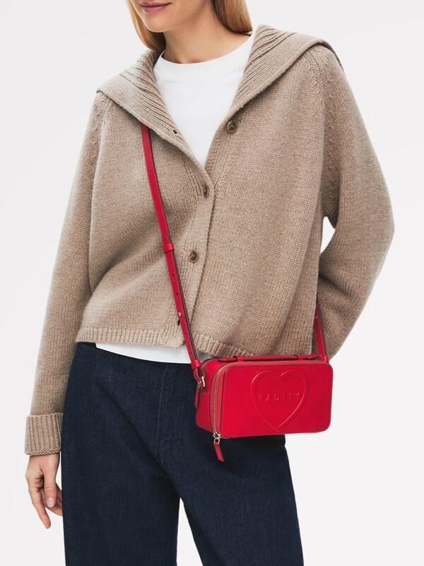 Seraphine Radley Red Heart Street Micro Cross Body Bag