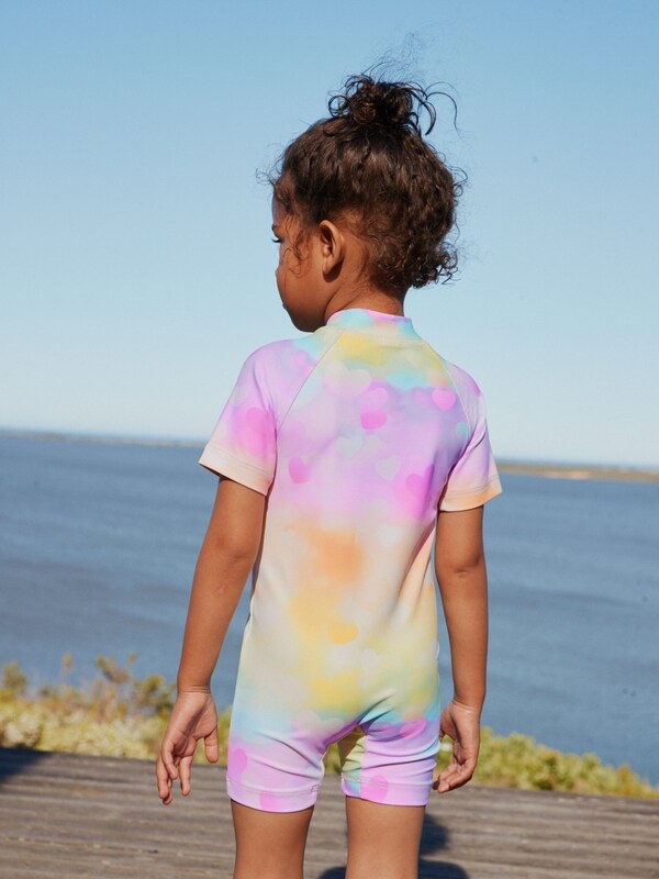 Seraphine Rainbow Ombre Hearts Sunsafe Swimsuit (3mths-10yrs)
