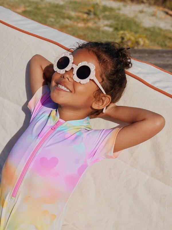 Seraphine Rainbow Ombre Hearts Sunsafe Swimsuit (3mths-10yrs)