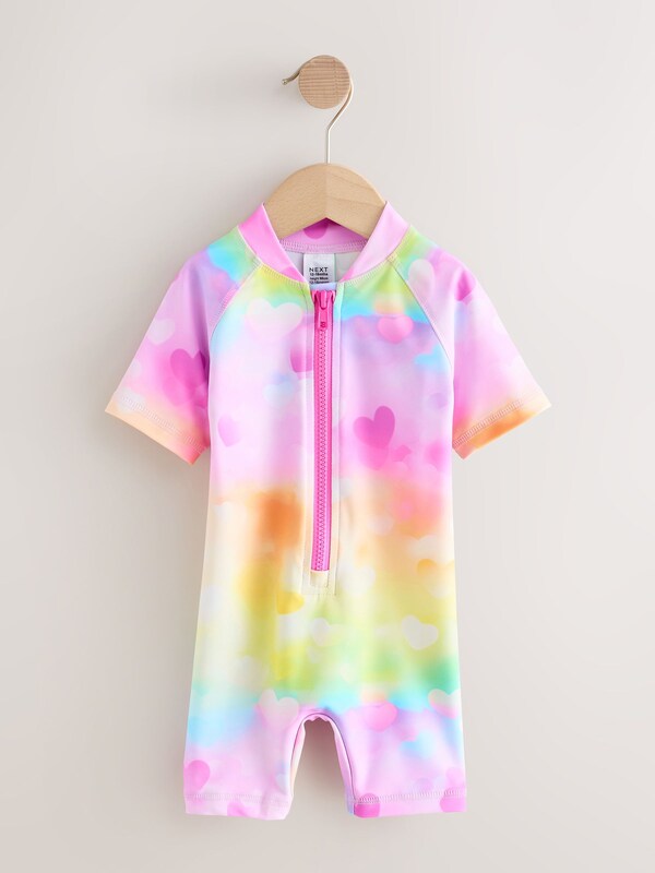 Seraphine Rainbow Ombre Hearts Sunsafe Swimsuit (3mths-10yrs)