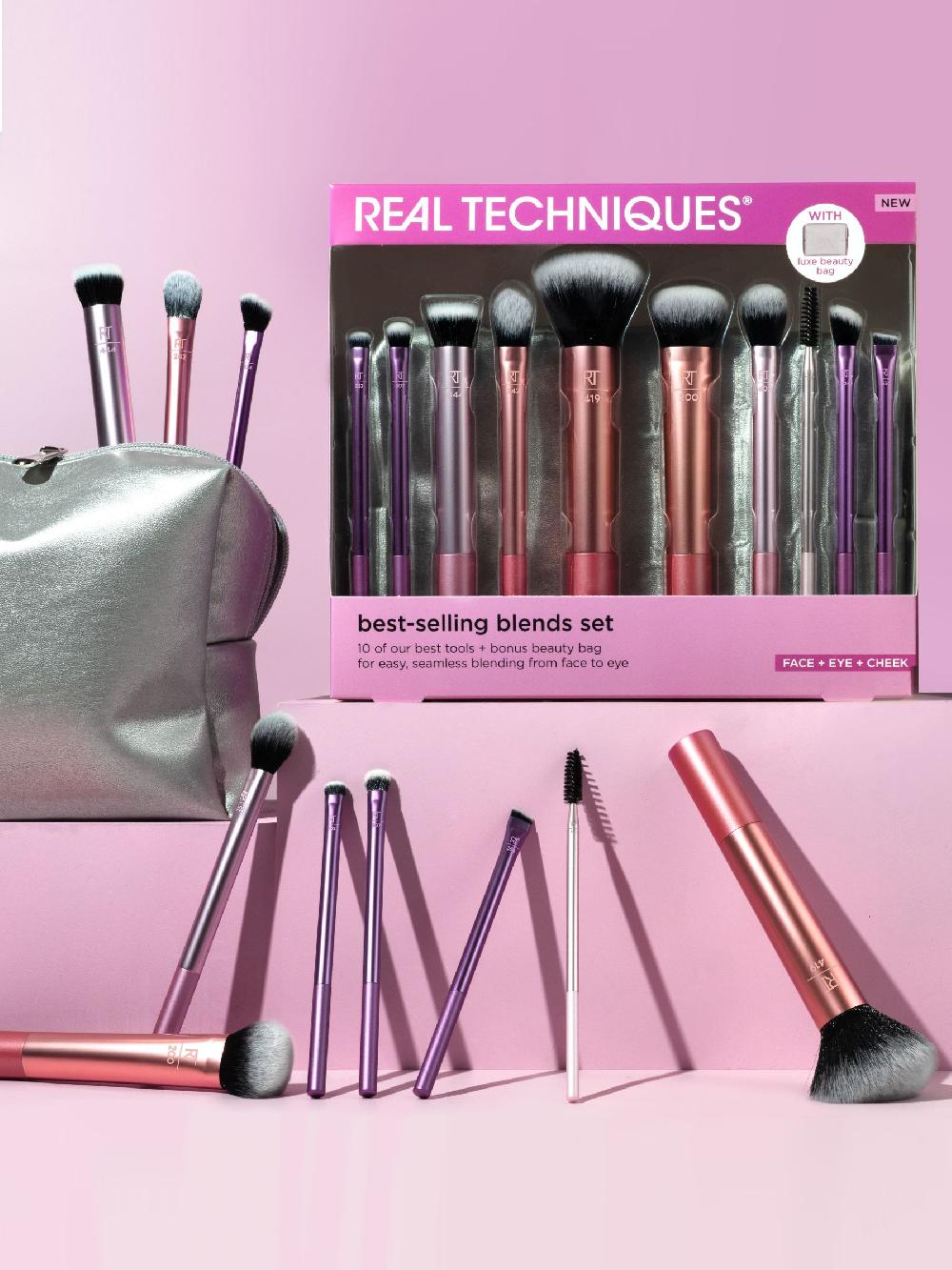 seraphine Real Techniques Bestselling Blends Makeup Brush Set