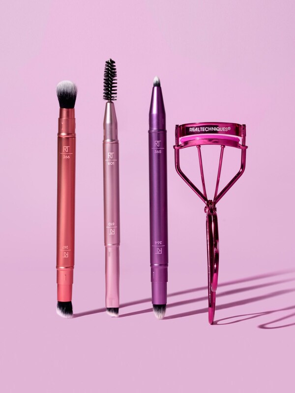 Seraphine Real Techniques Double Time Eye Brush & Eyelash Curler Set