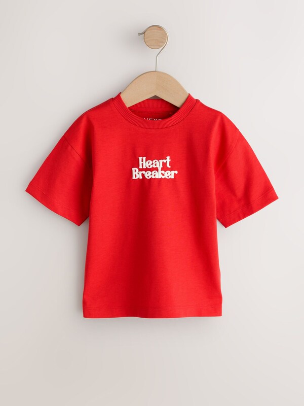 Seraphine Red Heart Breaker Short Sleeve Valentines T-Shirt (3mths-8yrs)