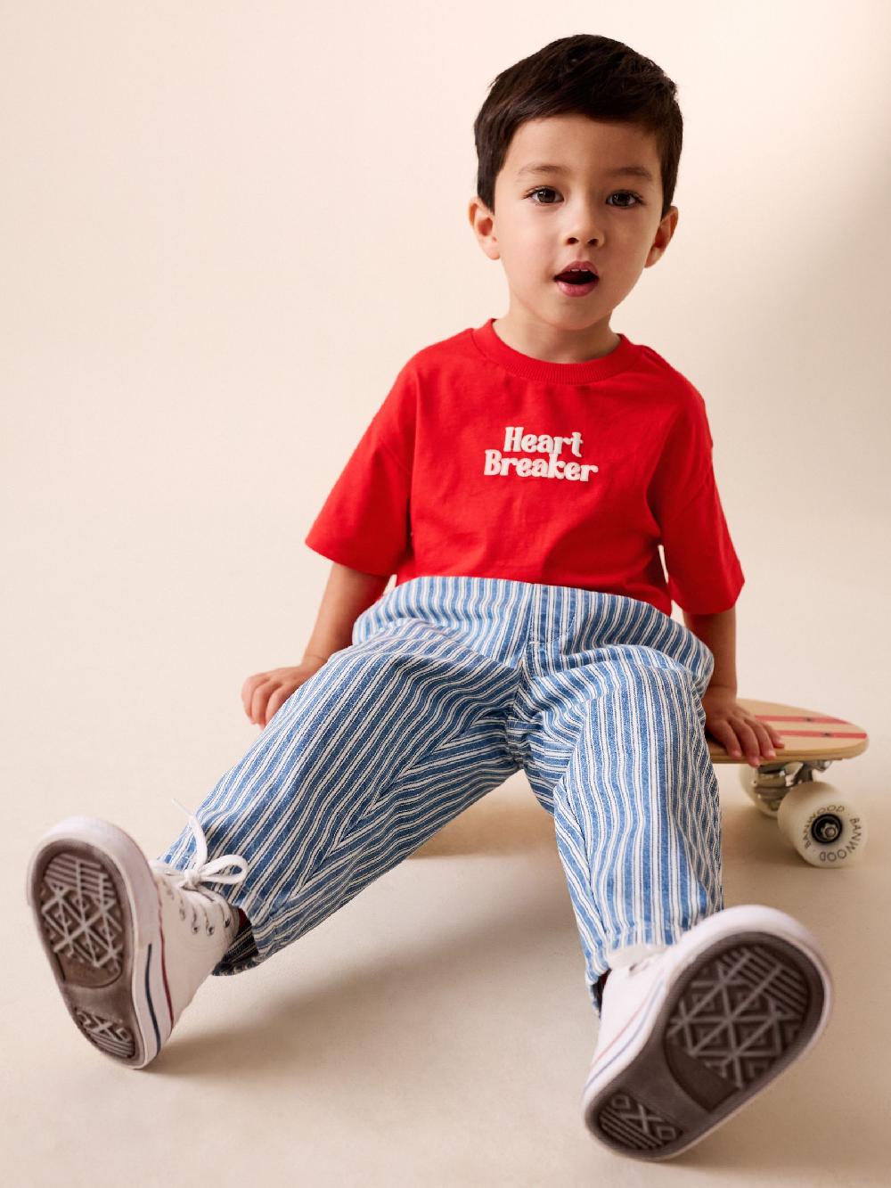 seraphine Red Heart Breaker Short Sleeve Valentines T-Shirt (3mths-8yrs)