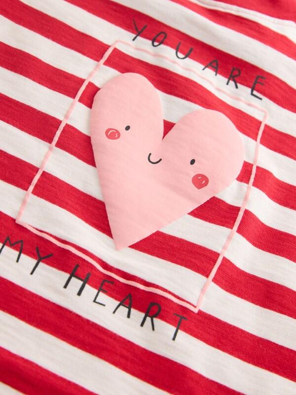 Seraphine Red Heart Short Sleeve T-Shirt (3mths-7yrs)