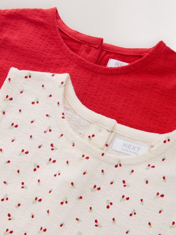 Seraphine Red & White Vest And Shorts Set 2 Pack (3mths-7yrs)