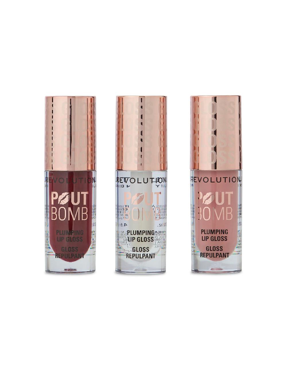 seraphine Revolution Pout Bomb Plumping Lip Gloss Trio Gift Set (Worth £18)