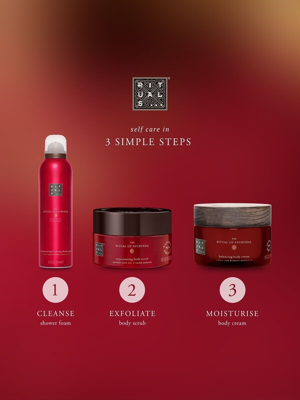 Seraphine Rituals Of Ayurveda Sweet Almond Oil Indian Rose Trial Gift Set