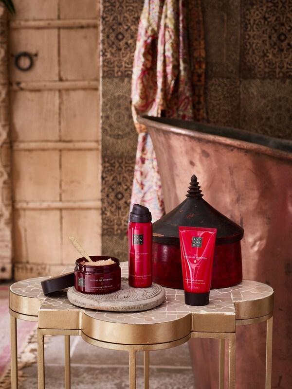 Seraphine Rituals Of Ayurveda Sweet Almond Oil Indian Rose Trial Gift Set