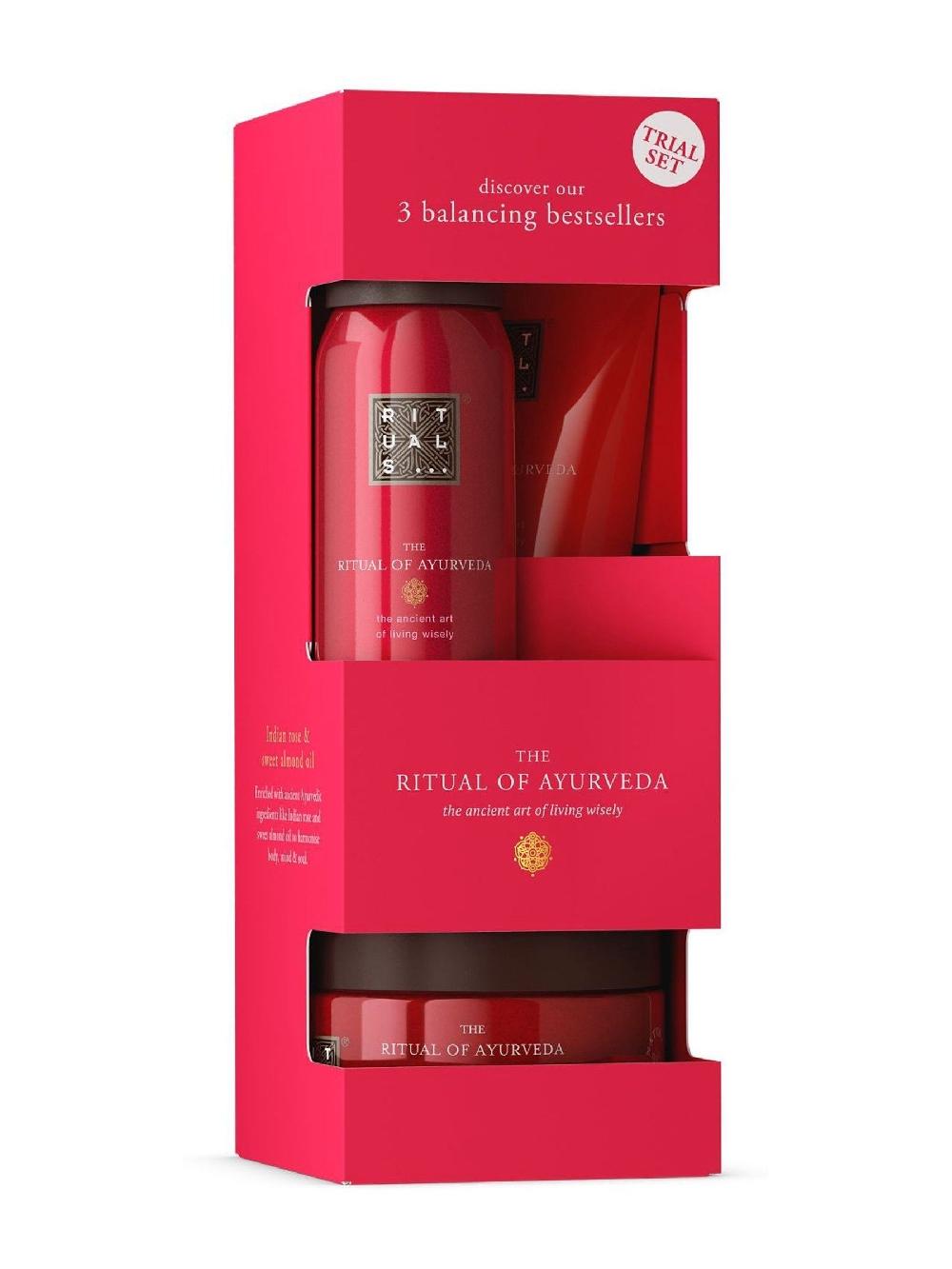 seraphine Rituals of Ayurveda Sweet Almond Oil Indian Rose Trial Gift Set