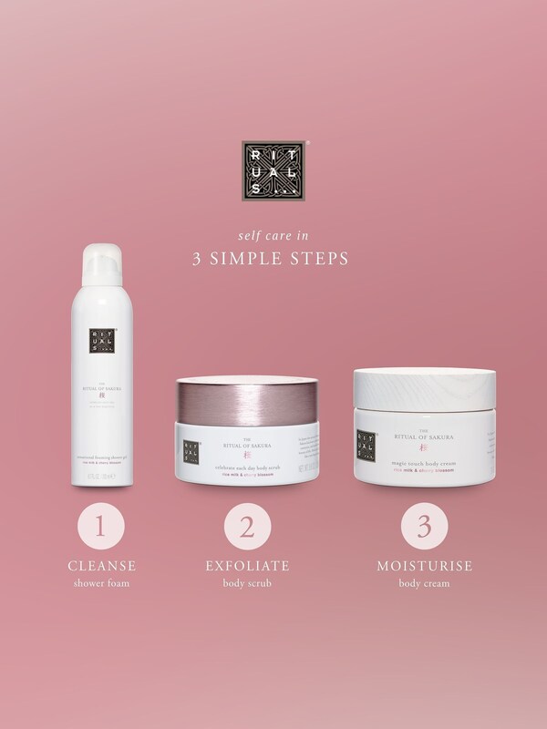 Seraphine Rituals Pink Sakura Cherry Blossom Rice Milk Trial Gift Set (Worth Over £27)