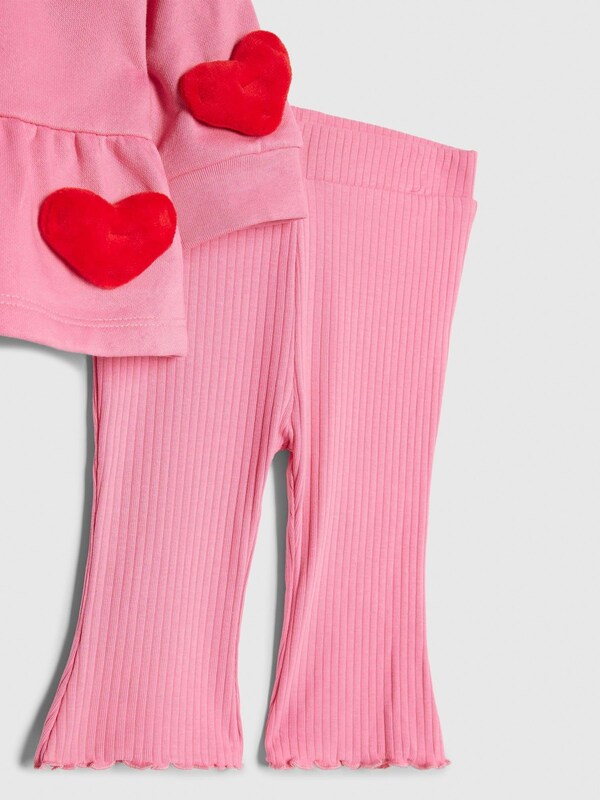 Seraphine River Island Pink 3D Heart Sweat & Leggings Set