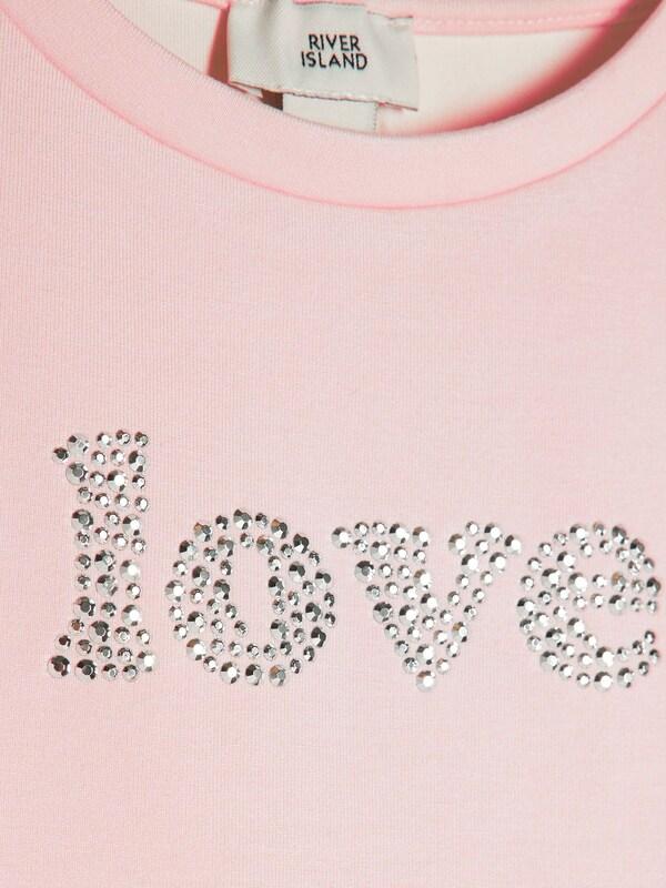 Seraphine River Island Pink Girls Clean T-Shirt And Joggers Set