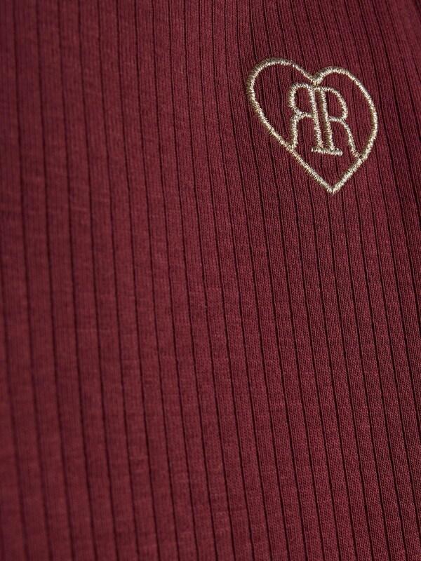 Seraphine River Island Red Frill Top & Rib Waist Band Leggings Set